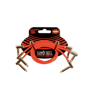 Ernie Ball 6403 Flat Ribbon Patch Cable Red 30,48cm 3-Pk