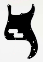 AllParts PG-0750-033 Black Pickguard for Precision Bass