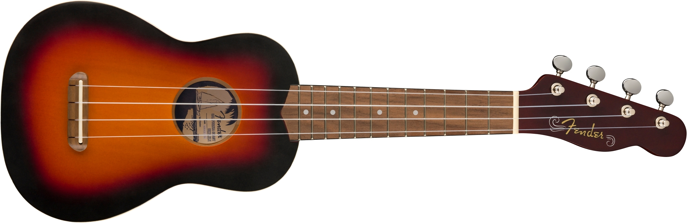 Fender Venice Soprano Ukulele 2-Color Sunburst