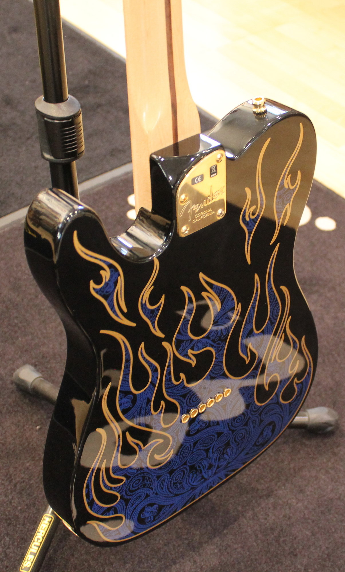 Fender Telecaster James Burton Blue Paisley Flame USATO cod. 34423 - immagine 10