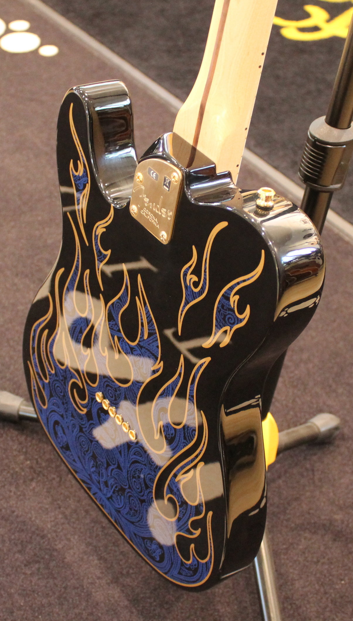 Fender Telecaster James Burton Blue Paisley Flame USATO cod. 34423 - immagine 11