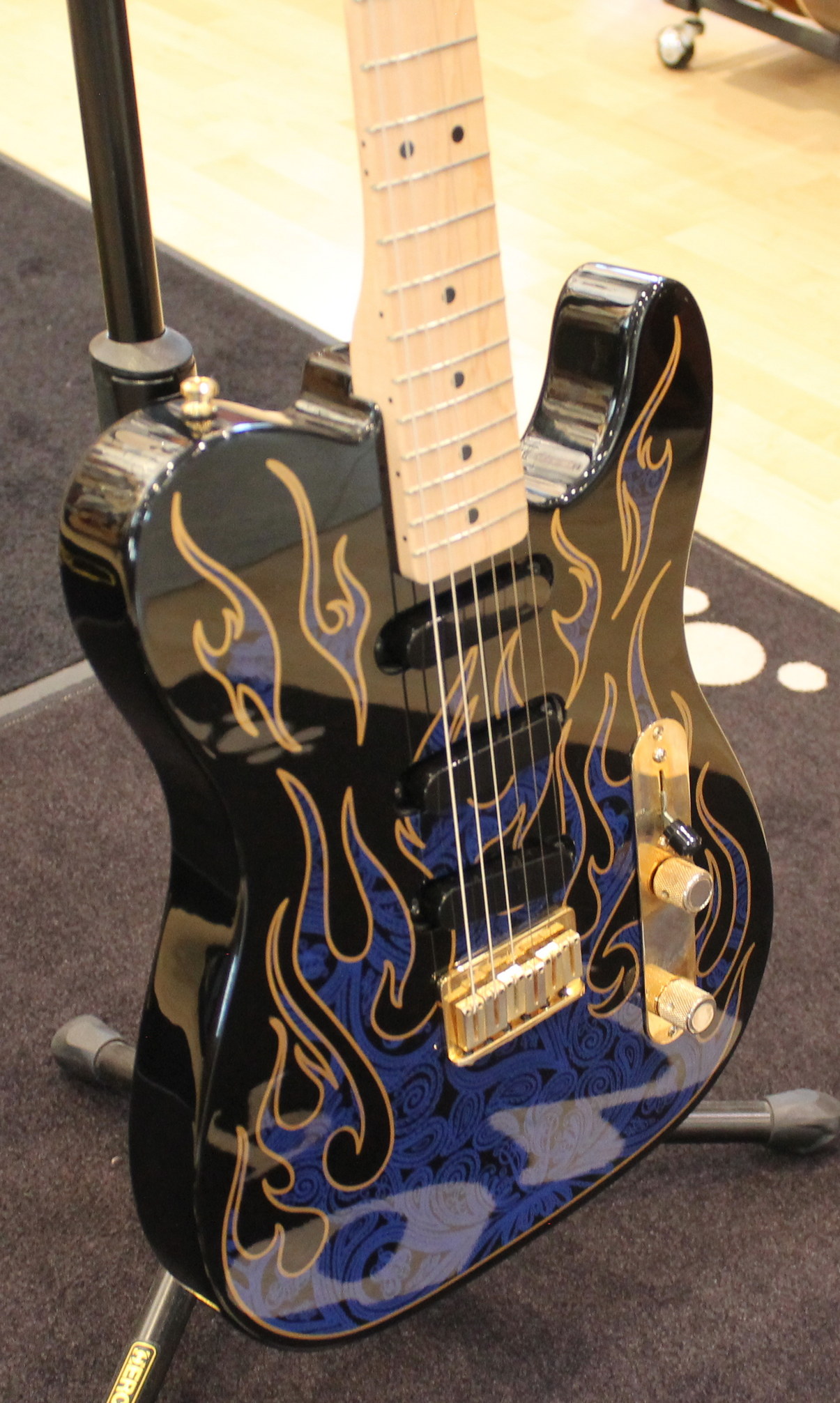 Fender Telecaster James Burton Blue Paisley Flame USATO cod. 34423 - immagine 2