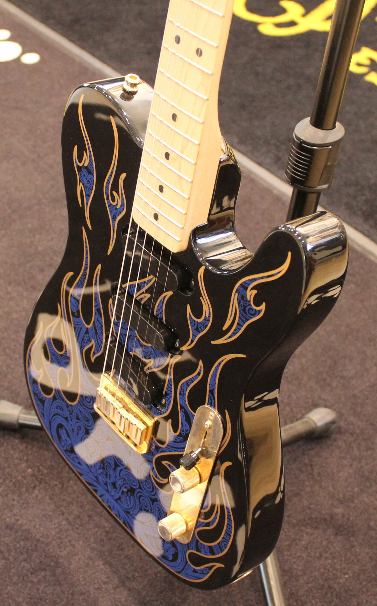 Fender Telecaster James Burton Blue Paisley Flame USATO cod. 34423 - immagine 4