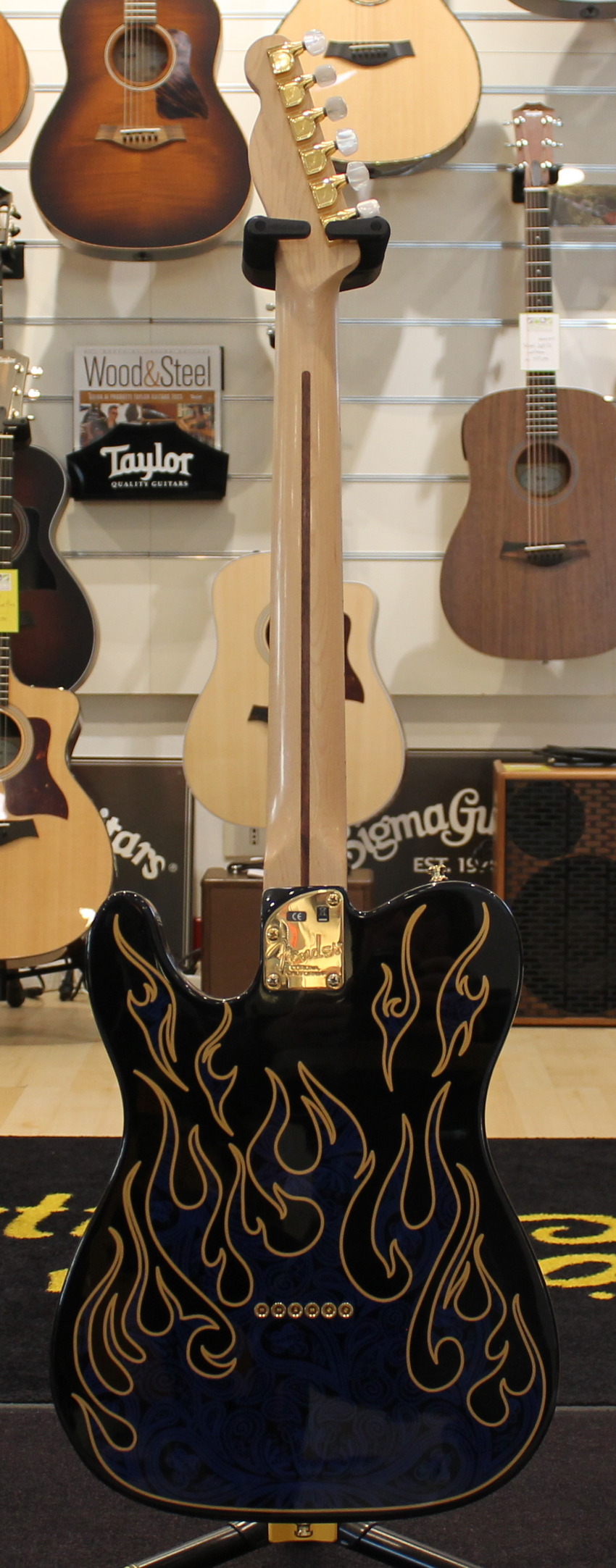 Fender Telecaster James Burton Blue Paisley Flame USATO cod. 34423 - immagine 9