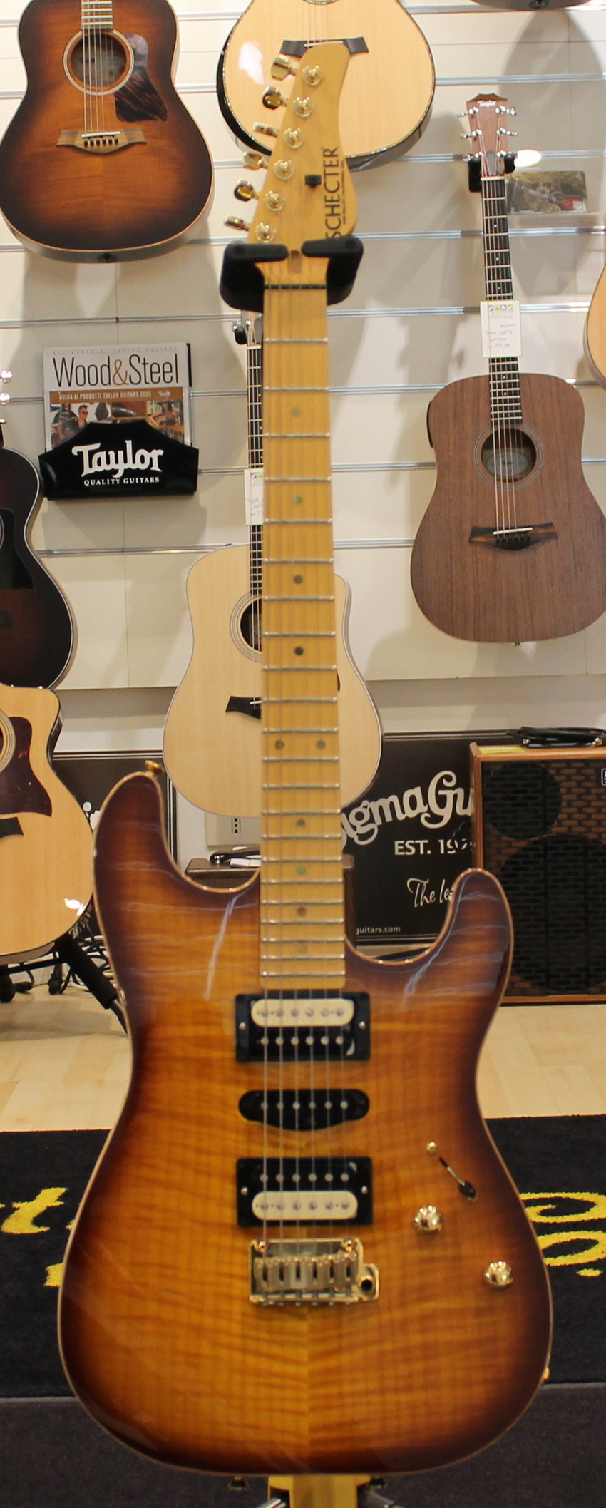 Schecter CET Custom Shop 2015 Golden Honey Burst USATO cod. 34523