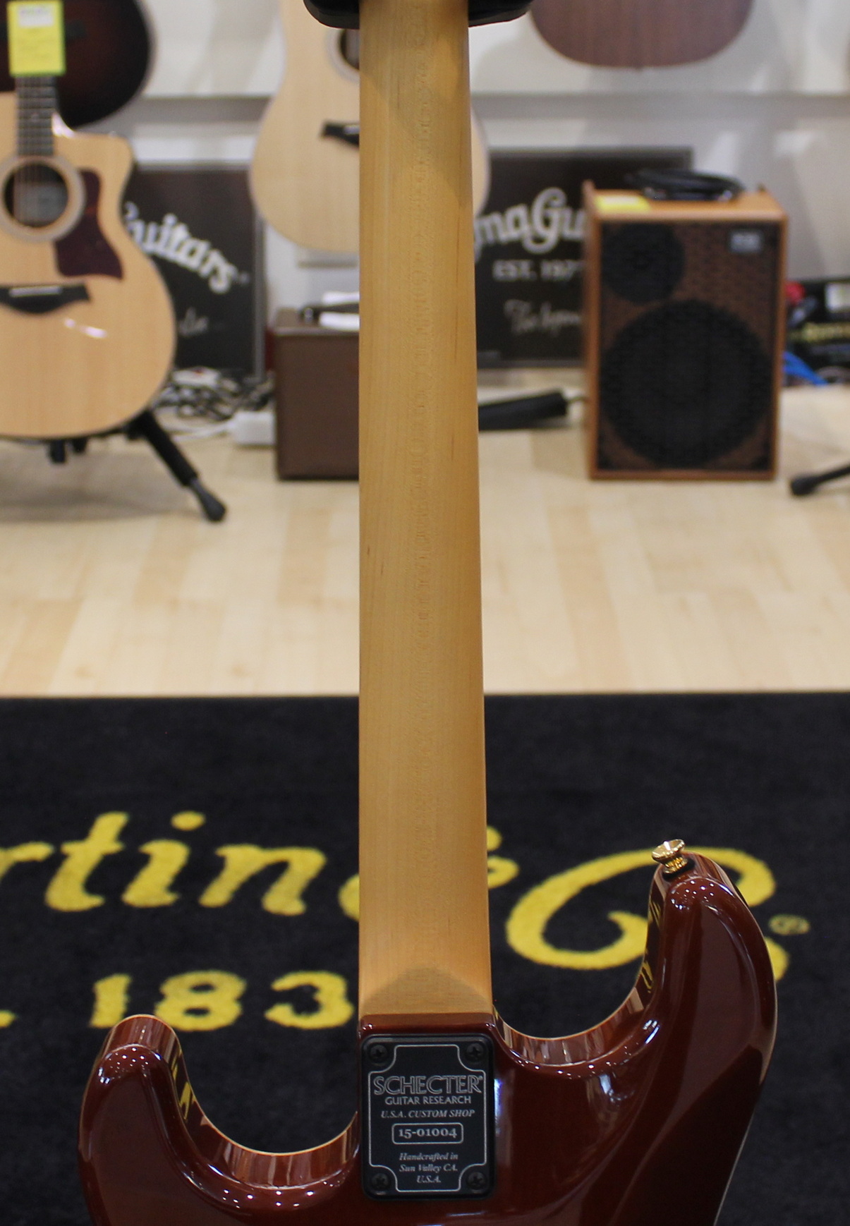 Schecter CET Custom Shop 2015 Golden Honey Burst USATO cod. 34523 - immagine 12