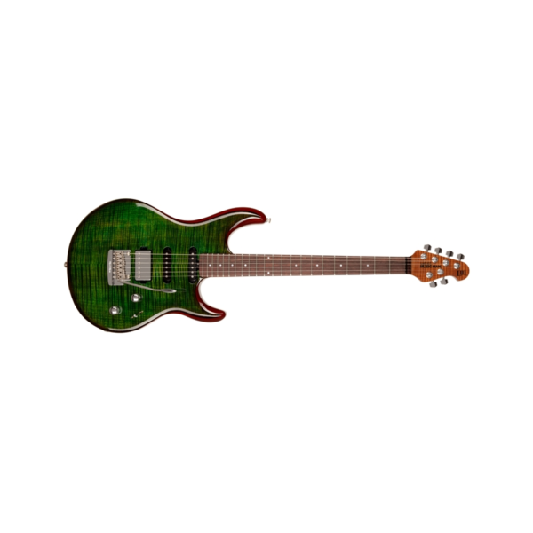 Music Man Luke 3 BFR HSS Luscious Green Flame