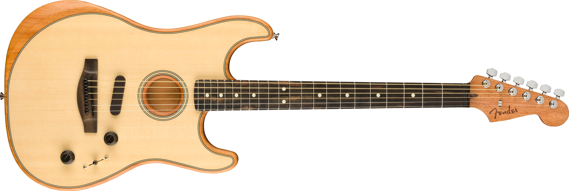 Fender American Acoustasonic Stratocaster Natural < Lenzotti