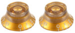 AllParts PK-0140-032 Gold Bell Knobs