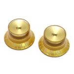 AllParts PK-0182-032 Gold Tone Reflector Knobs