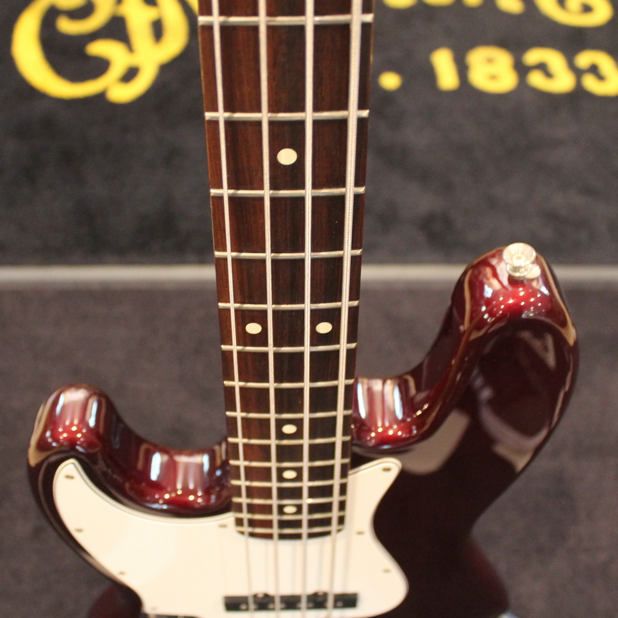 Fender Jazz Bass Midnight Wine RW LH USATO cod. 76923 - immagine 5