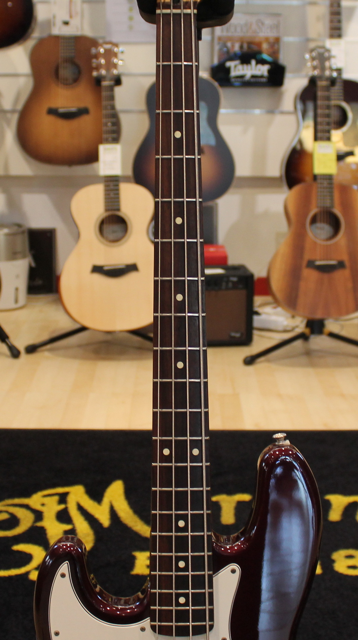 Fender Jazz Bass Midnight Wine RW LH USATO cod. 76923 - immagine 6