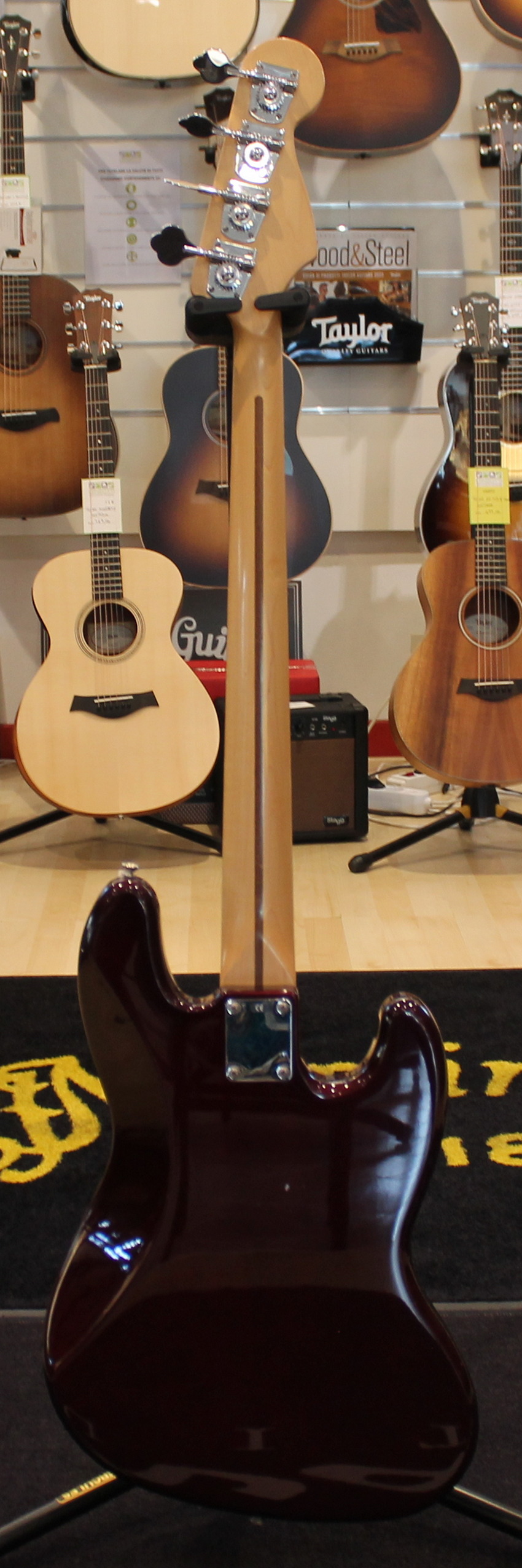 Fender Jazz Bass Midnight Wine RW LH USATO cod. 76923 - immagine 8