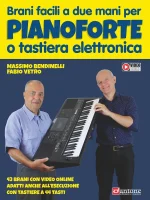 Brani Facili a Due Mani Per Pianoforte o Tastiera Elettronica M.Bendinelli F.Vetro DAN85