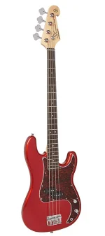 SX BD2-CAR P-style Electric Bass Candy Apple Red