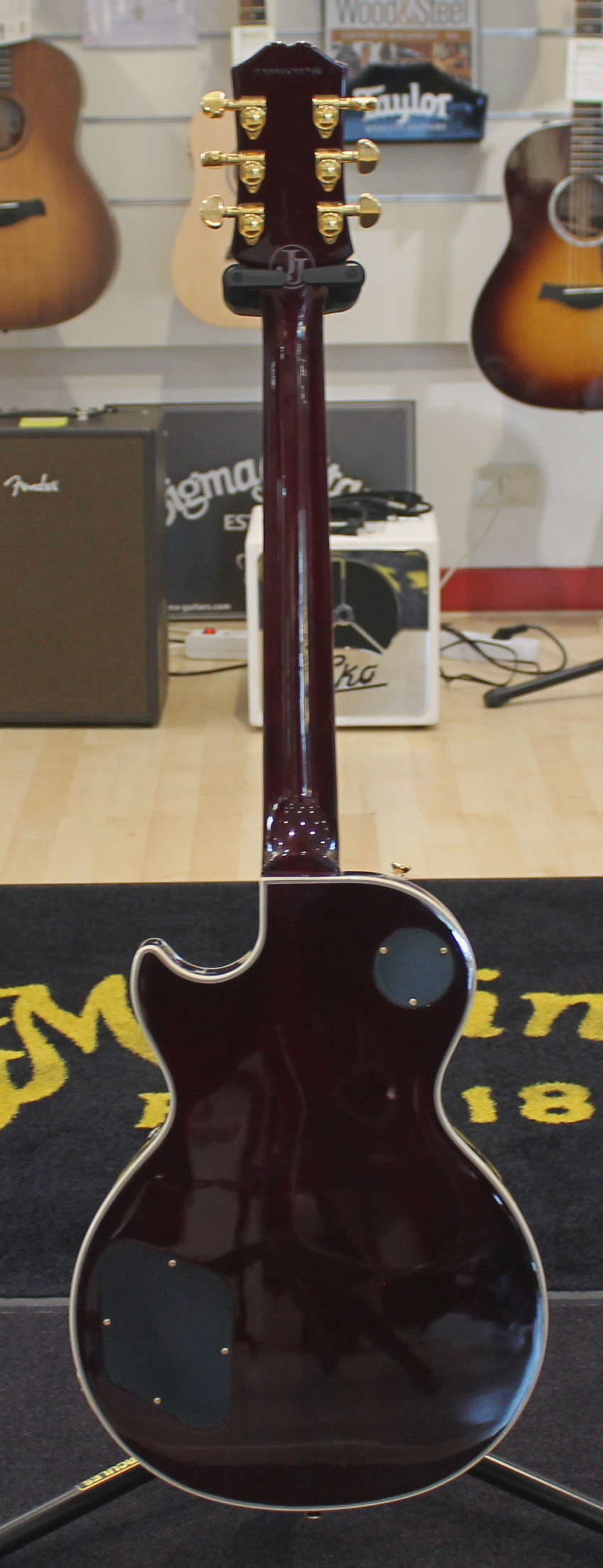 Epiphone Jerry Cantrell "Wino" Les Paul Custom Dark Wine Red USATO cod. 78423 - immagine 8