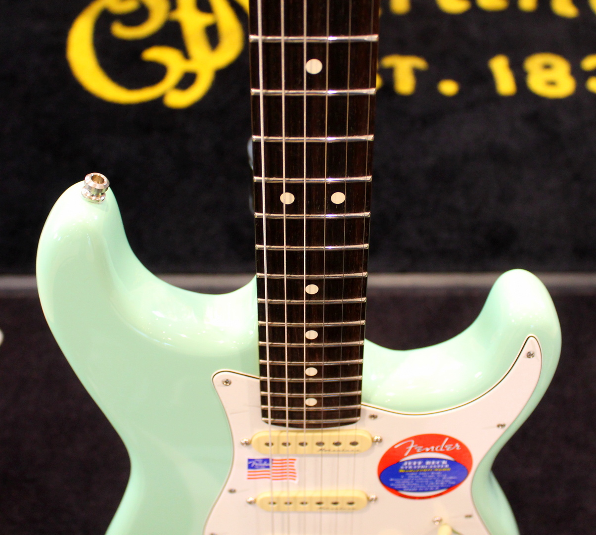 Fender Jeff Beck Stratocaster Surf Green USATO cod. 82223 - immagine 5