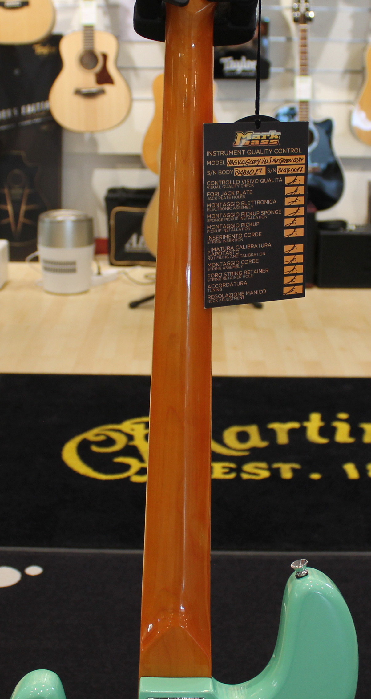 Mark Bass GV4 Gloxy Val Surf Green CR MP USATO cod. 99723 - immagine 14