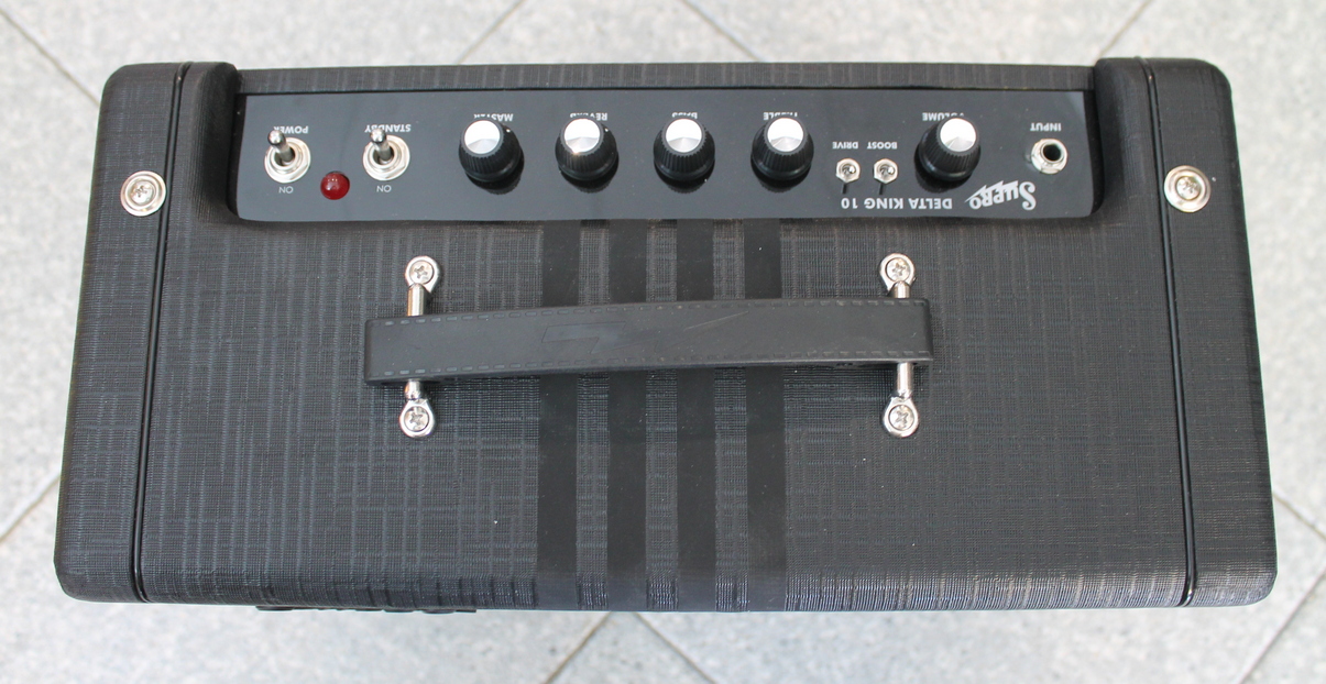 Supro Delta King 10 Black & Black USATO cod. 99123 - immagine 5