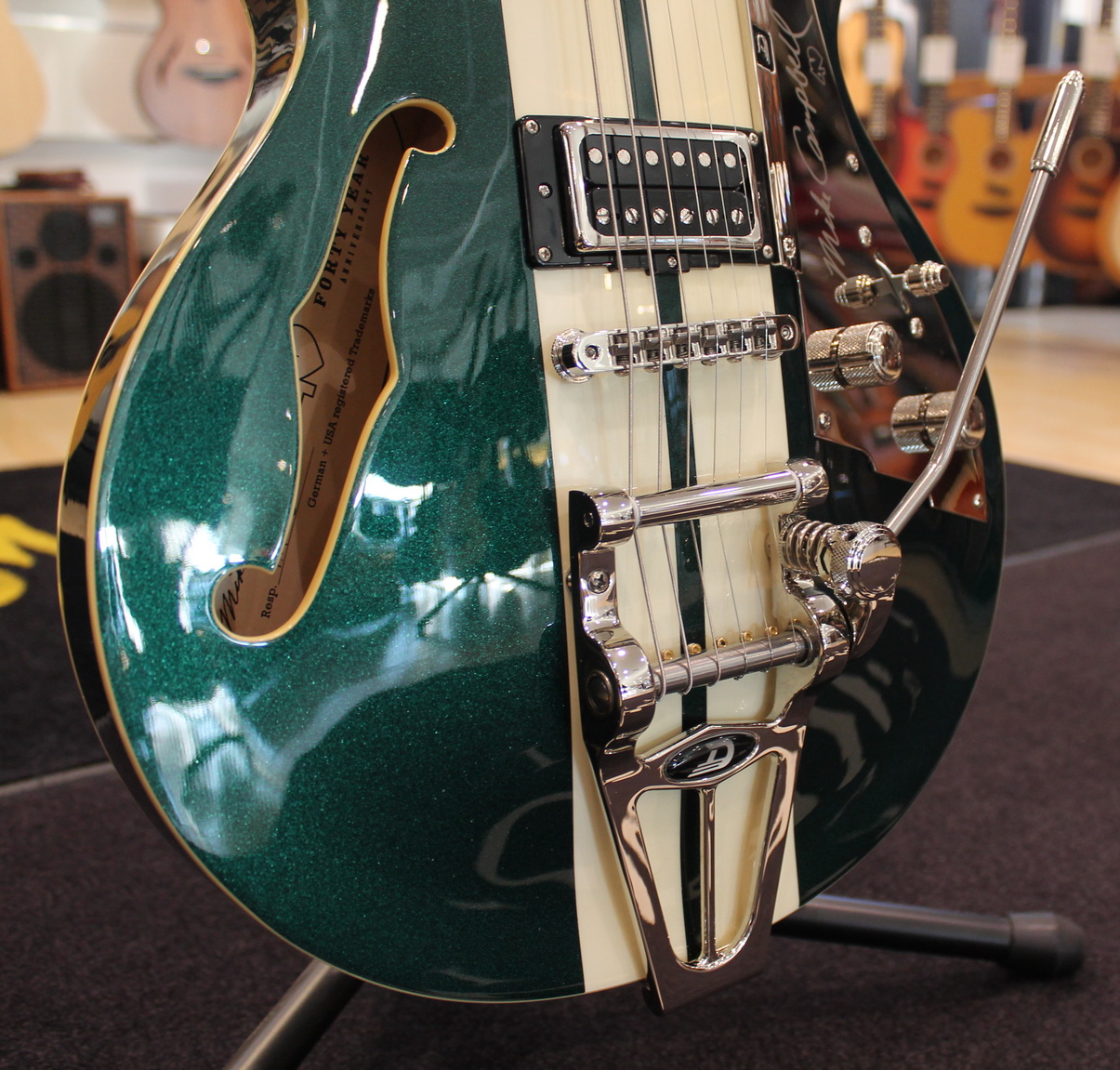 Duesenberg 40th Anniversary Campbell Catalina Green w/ Racing Stripes - immagine 3