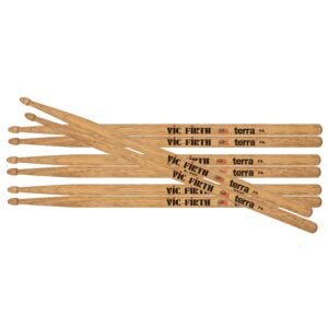 Vic Firth 7AT Bacchette American Classic TERRA PACK 3+1