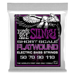 Ernie Ball 2817 Slinky Short Scale Flatwound El Bass 50-110