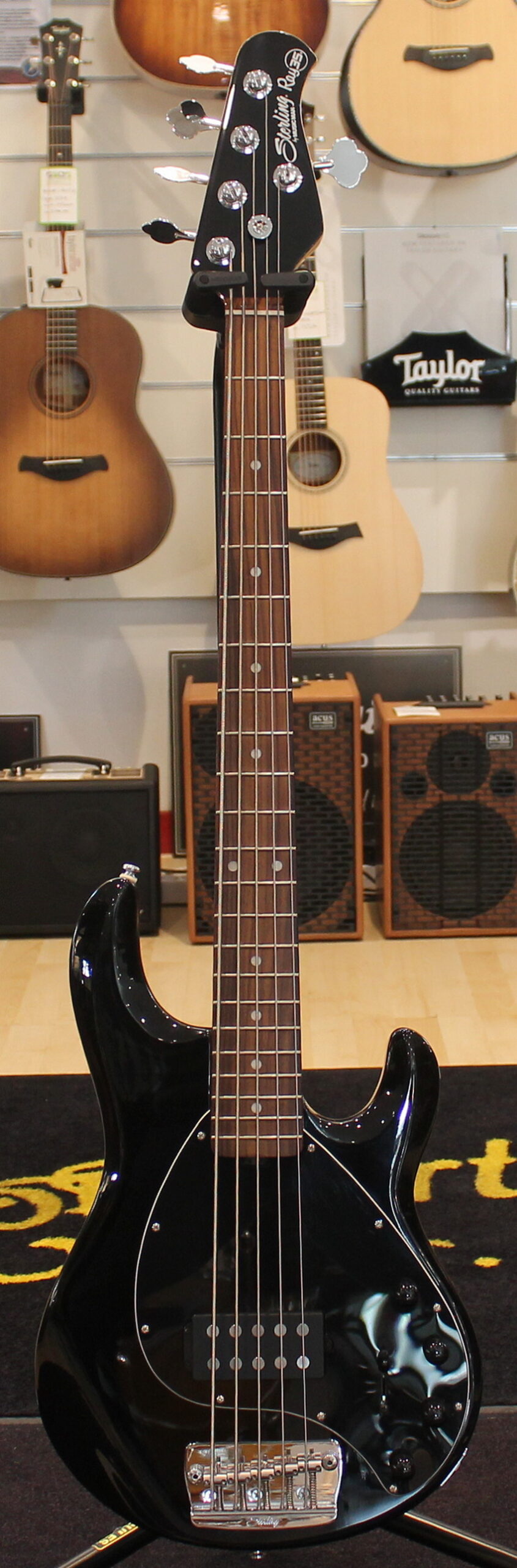 4.5kg Sterling 黒っぽく by MUSICMAN stingray5 5弦