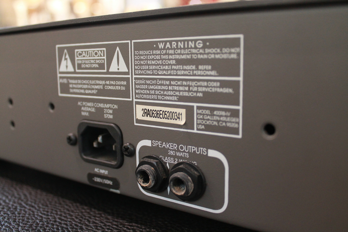 Gallien-Krueger 400RB Mark IV USATO cod. 34324 - immagine 8