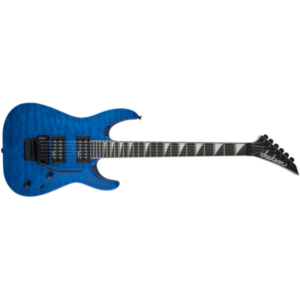 Jackson JS Series Dinky Arch Top JS32Q DKA Transparent Blue