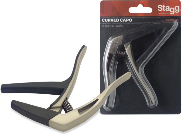 Stagg SCPX-CU BG Curved Trigger Capo Beige