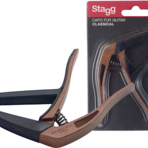 Stagg SCPX-CU DKWOOD Flat Trigger Capo