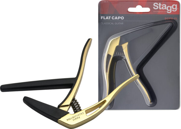 Stagg SCPX-CU GD Flat Trigger Capo Gold