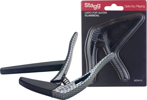 Stagg SCPX-FL CARBON Flat Trigger Capo