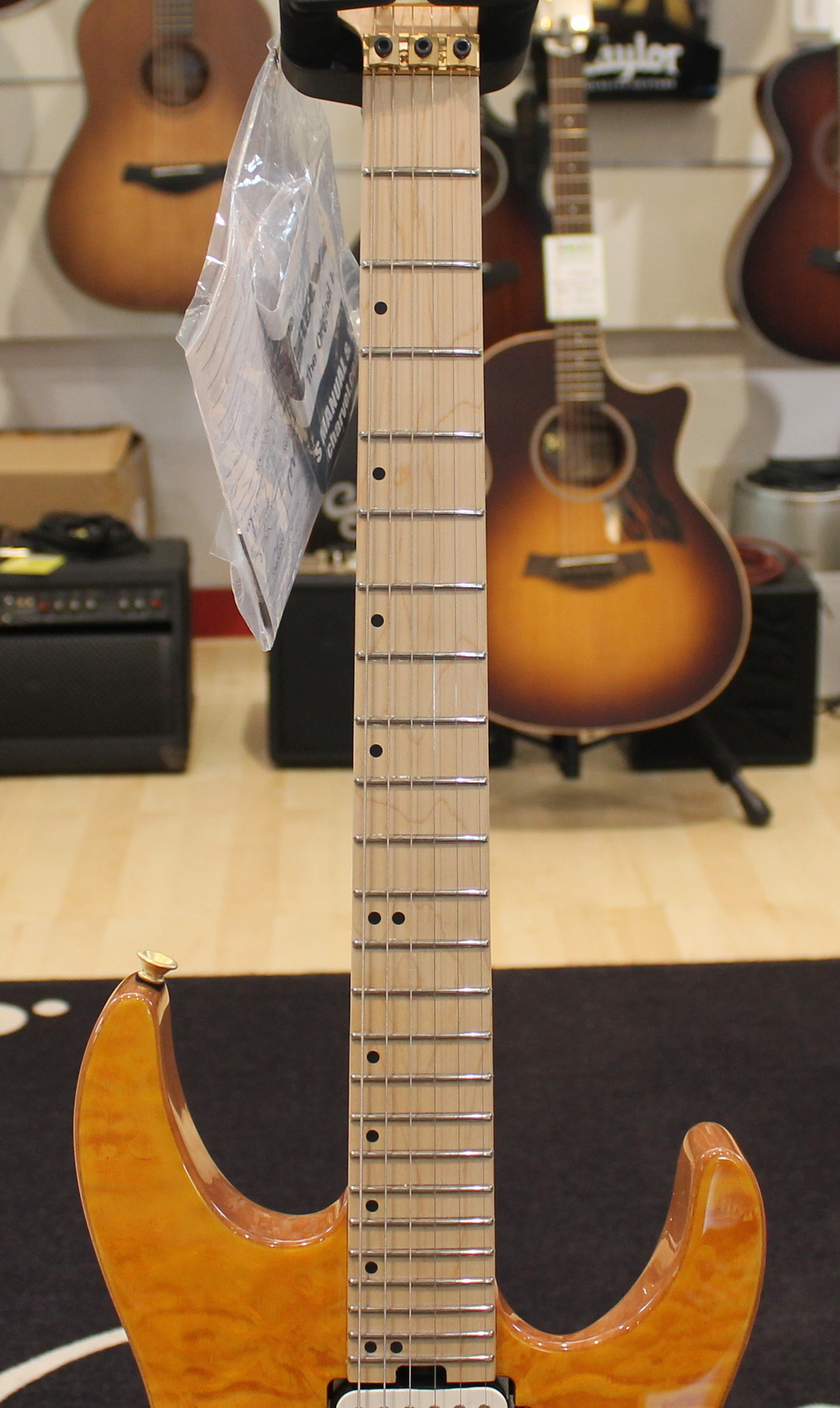 Charvel Pro Mod DK24 HH FR Dark Amber EX DEMO cod. 51424 - immagine 6