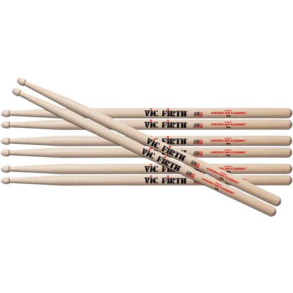 Vic Firth 7A Bacchette American Classic PACK 3+1