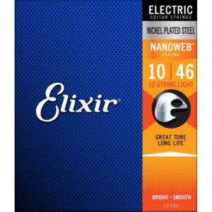 Elixir 12450 Electric Nickel Plated Steel NANOWEB