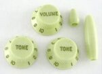 Allparts Mint Green Knob Set for Stratocaster PK-0178-024