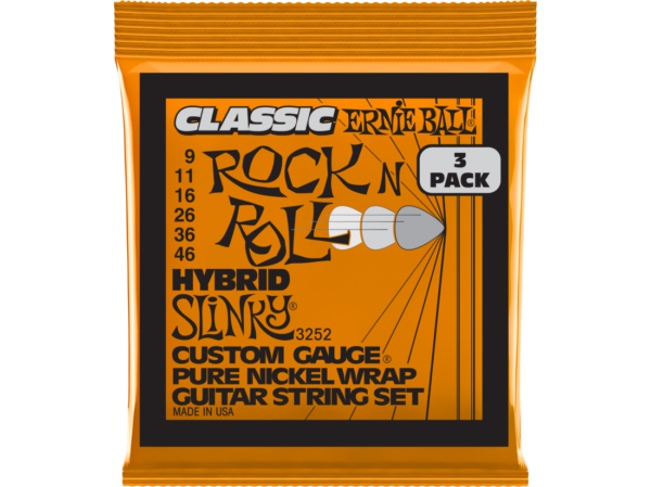 Ernie Ball Classic Rock'n'Roll Hybrid Slinky 9/46 3 Pack