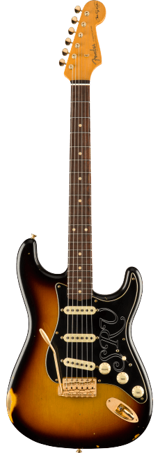 Fender Stevie Ray Vaughan Signature Stratocaster Relic with Closet Classic Hardware Rosewood Fingerboard Faded 3-Color Sunburst
