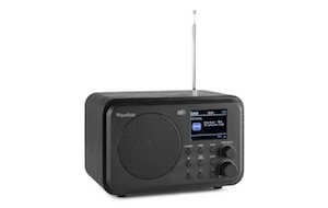 Milan DAB+ Radio BT FM Batt Black