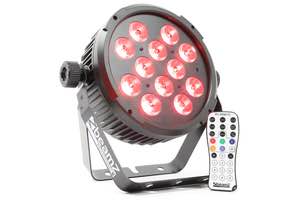 BT310 Flat PAR 12x6W 4-1 DMX IRC