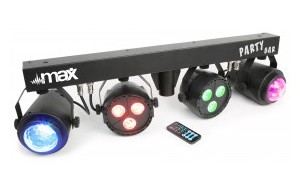 PartyBar1 2PAR 3x4in1LED+2 JellyB