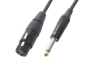 CX40-1 Cable XLR F-6.3 Mono 1.5m