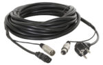 CX02-20  Shuko/XLR F-IEC/XLR M 20m