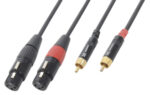 CX68-3 Cable 2xXLR F-2xRCA M 3.0m