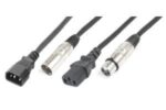 CX09-15 IEC M/XLR M-IEC F/XLR F 15m