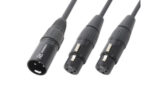 CX142 Cable Splitter XLR M-2 XLR F