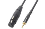 CX50-05 Cable XLR F- 3,5 St. M 0,5m