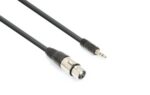 CX320-05 Cable XLR F-3.5 St. 0.5m