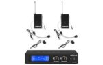 WM522B Micro VHF 2CH 2BP+headset